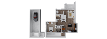 Whisper Sky Apartments Walnut Floor Plan