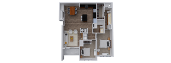 Whisper Sky Apartments Aspen Floor Plan