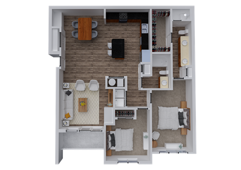 Whisper Sky Apartments Aspen Floor Plan