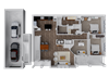 Whisper Sky Apartments Flagstone Floor Plan