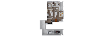Whisper Sky Apartments Granite Floor Plan