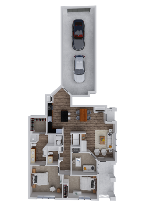 Whisper Sky Apartments Limestone Floor Plan