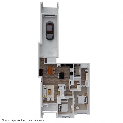 Whisper Sky Apartments Oak Floor Plan