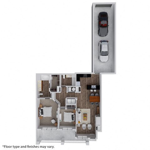 Whisper Sky Apartments Terrazzo Floor Plan