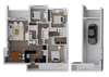 Whisper Sky Apartments Chestnut Floor Plan