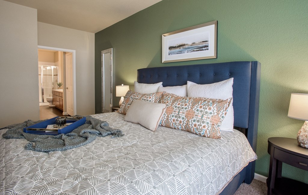 Whisper Sky Apartments Model Bedroom