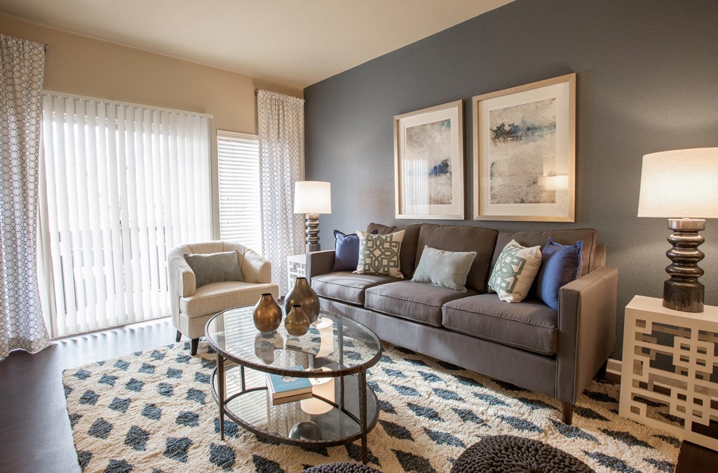 Whisper Sky Apartments Model Living Room