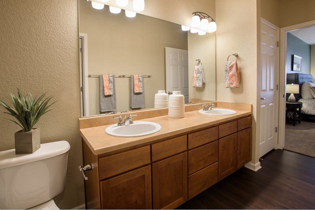 Whisper Sky Apartments Model Master Bathroom