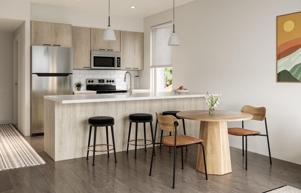 Zinnia Model Kitchen and Dining Room