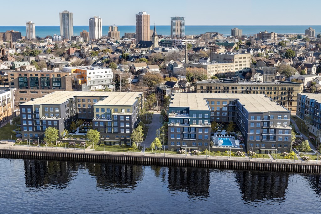 Building Exterior from the River Side View.