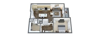 2 bedroom, 2 bathroom