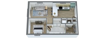 the floor plan of fountain court apartments