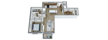 the 1190 floor plan  summit  460 sq ft