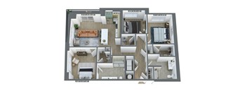 the floor plan of 1190 sq ft