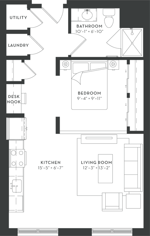 750 Hawthorn Row Studio-3 Beds Apartment for Rent - Photo Gallery 22