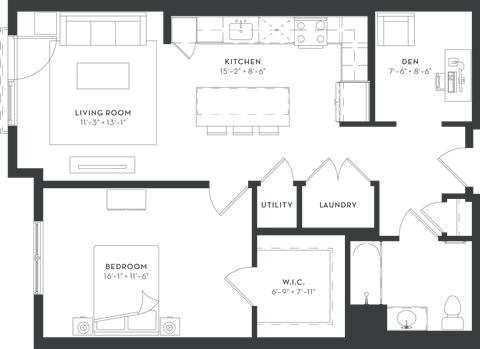 750 Hawthorn Row Studio-3 Beds Apartment for Rent - Photo Gallery 25