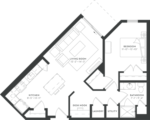 750 Hawthorn Row Studio-3 Beds Apartment for Rent - Photo Gallery 33