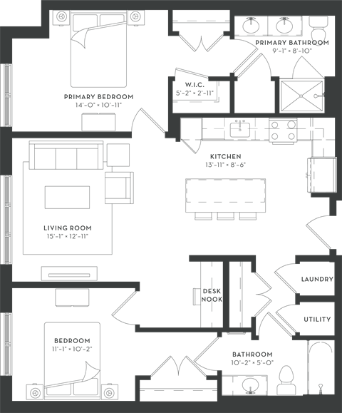 750 Hawthorn Row Studio-3 Beds Apartment for Rent - Photo Gallery 39