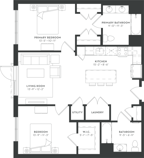 750 Hawthorn Row Studio-3 Beds Apartment for Rent - Photo Gallery 54