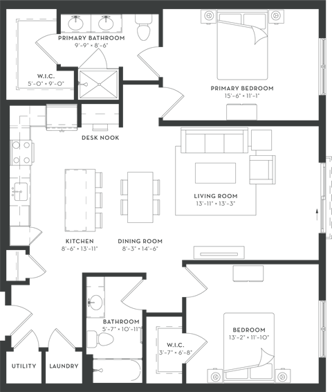 750 Hawthorn Row Studio-3 Beds Apartment for Rent - Photo Gallery 58