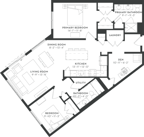 750 Hawthorn Row Studio-3 Beds Apartment for Rent - Photo Gallery 44