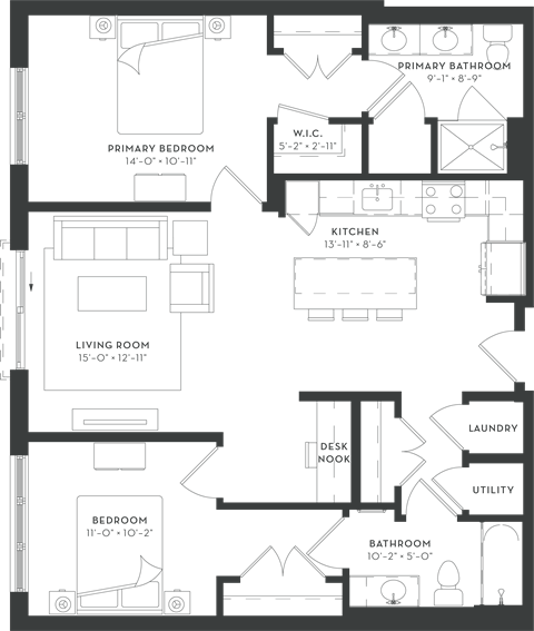 750 Hawthorn Row Studio-3 Beds Apartment for Rent - Photo Gallery 41