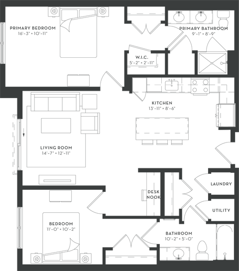 750 Hawthorn Row Studio-3 Beds Apartment for Rent - Photo Gallery 47