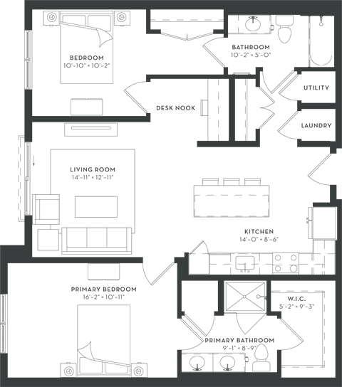 750 Hawthorn Row Studio-3 Beds Apartment for Rent - Photo Gallery 49