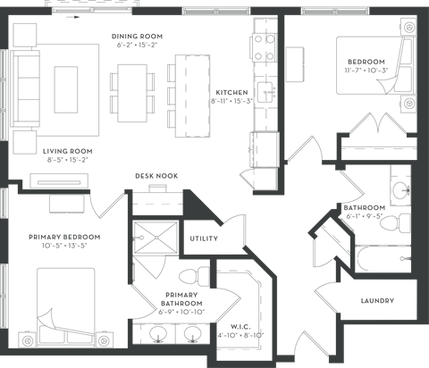 750 Hawthorn Row Studio-3 Beds Apartment for Rent - Photo Gallery 51
