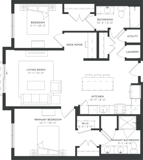 750 Hawthorn Row Studio-3 Beds Apartment for Rent - Photo Gallery 52