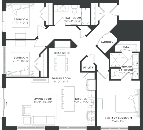 750 Hawthorn Row Studio-3 Beds Apartment for Rent - Photo Gallery 60