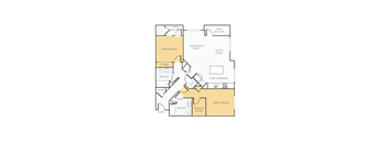 A floor plan of a building with two balconies labeled "Sweet Dreams".