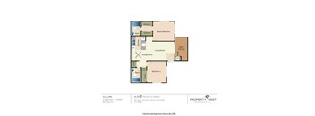 A floor plan of apartment homes for sale by Felicity Creek Apartments.