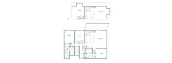 C1 33A 33B 33C 33D 3 Bedroom 3 Bathroom Floor Plan with 1745 - 1806 Square Feet