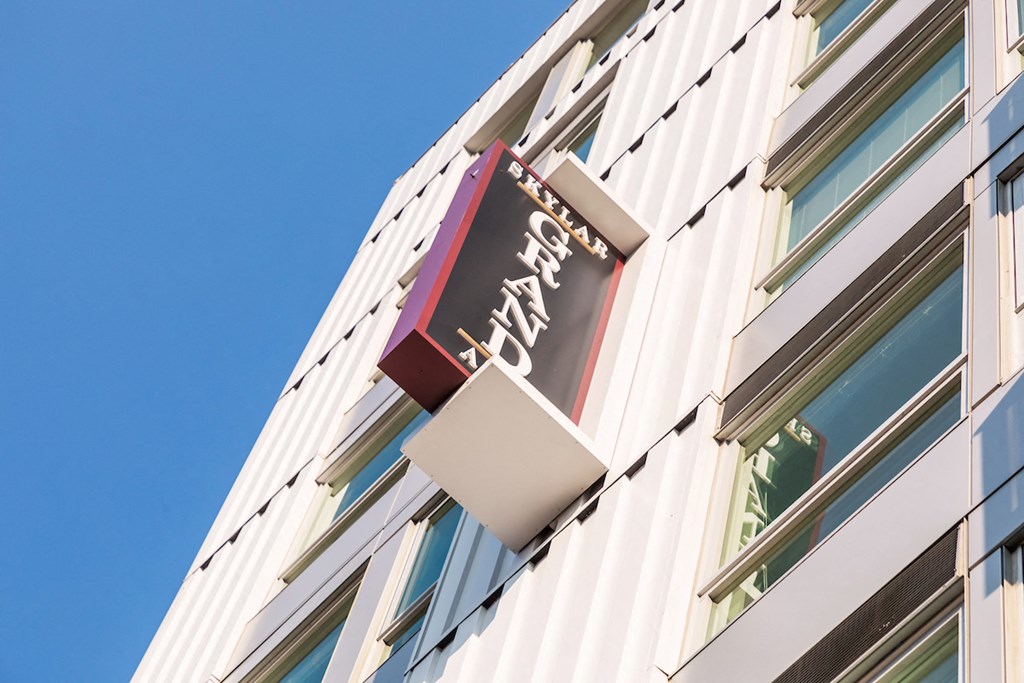 Skylar Grand main building identifier sign