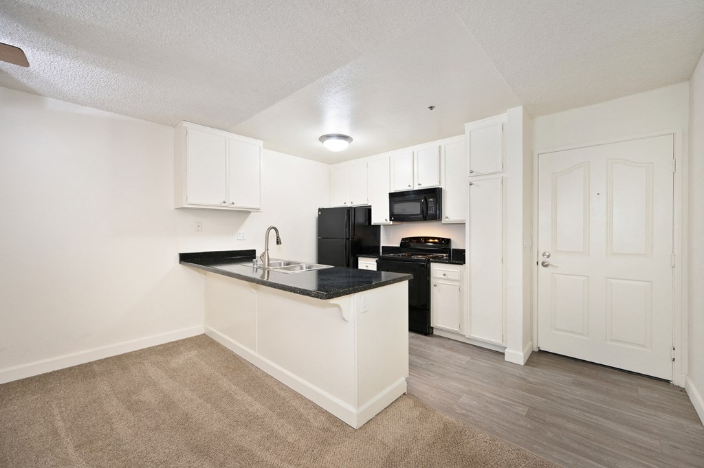 the preserve at ballantyne commons apartment living room and kitchen