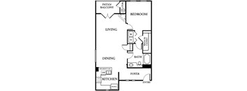 a black and white floor plan of a home