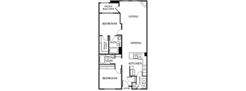 a black and white floor plan of a home