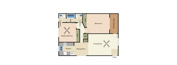 a floor plan of a home