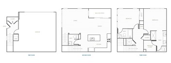 a blueprint of a floor plan of a house