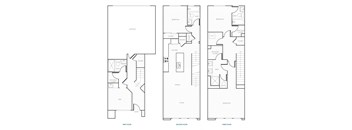 four different floor plans of a house showing the different floors of the house