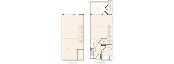 A floor plan of an apartment home.