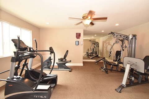 the gym at the Elan Village North.