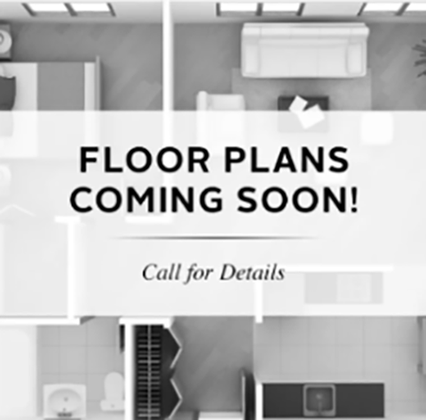 a black and white photo of a house with a sign that says floor plans coming soon