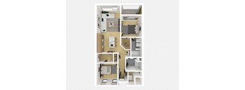 a floor plan of a house