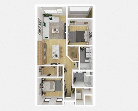 a floor plan of a house