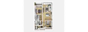 a floor plan of a small apartment