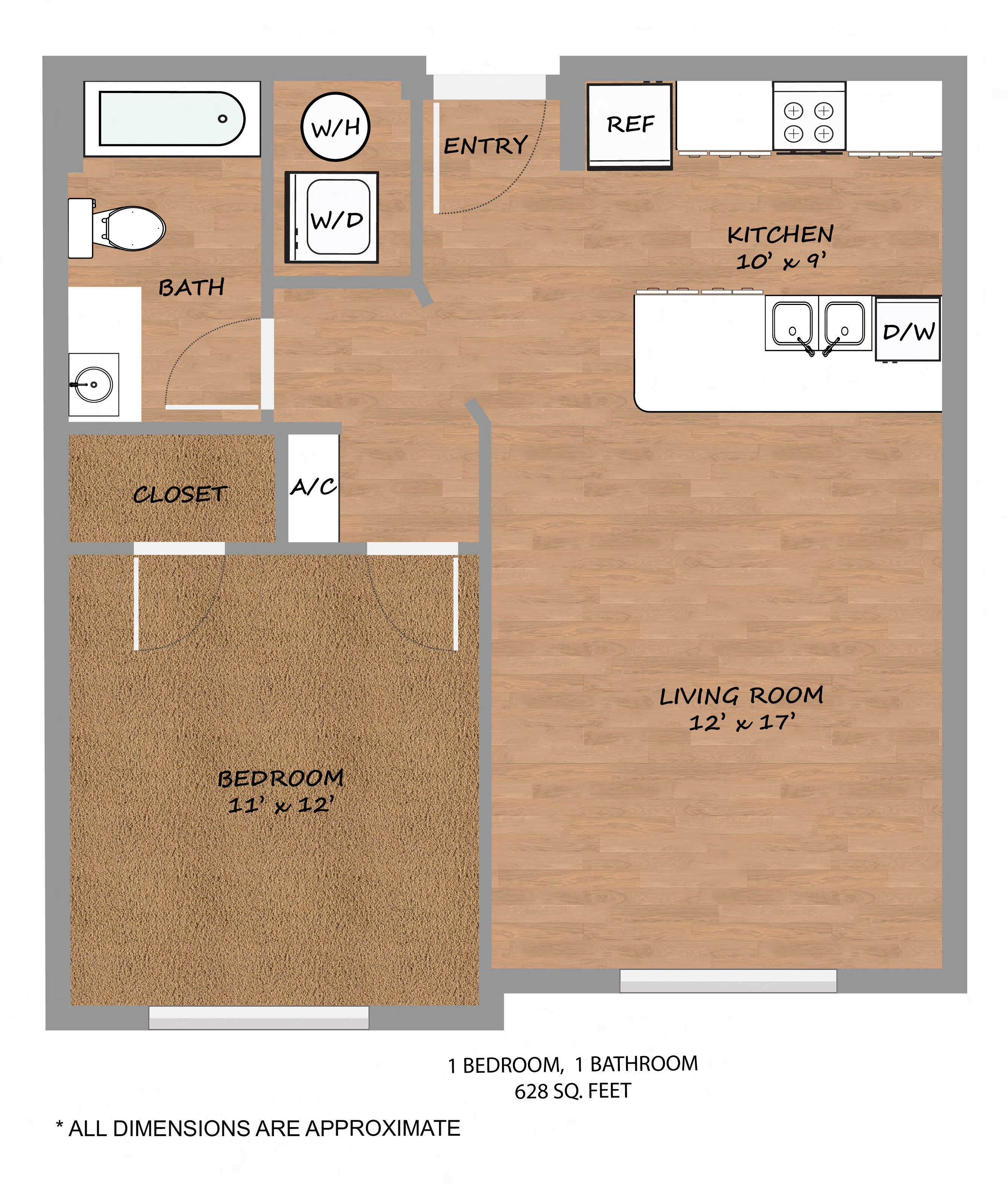P2-Jade-Floorplan at Urban Square, Denton, TX, 76210