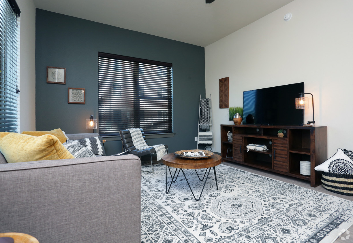Living Area at The Liberty Lofts, Gainesville, TX