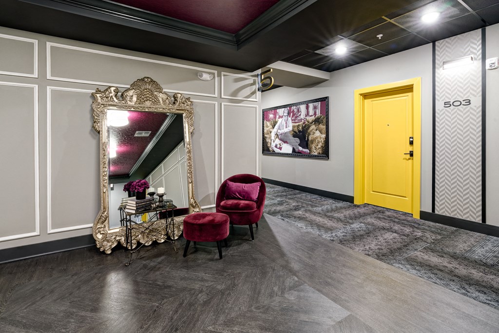 Lobby at The Beeker, Columbus, OH